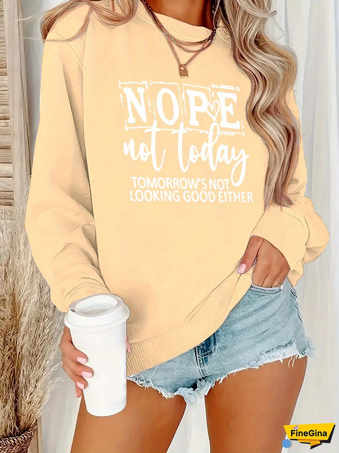 Women's Oversized Casual Long Sleeve Round Neck Sweatshirt - Geometric Print Polyester, Machine Washable Fall Winter Warmth, Cheerleading Sportswear & Everyday Clothing