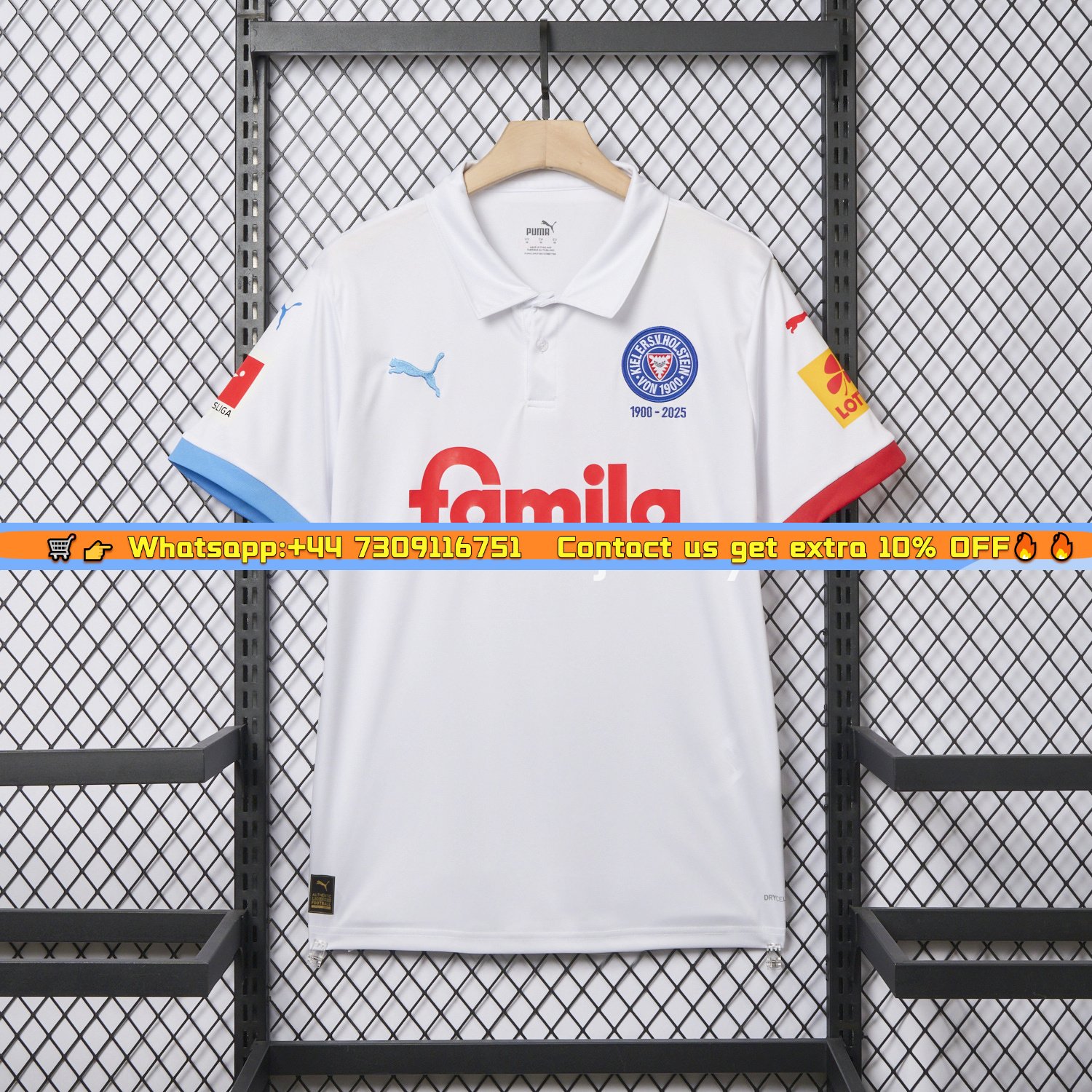 Holstein Kiel 2025 125th Anniversary Jersey - Fans Version