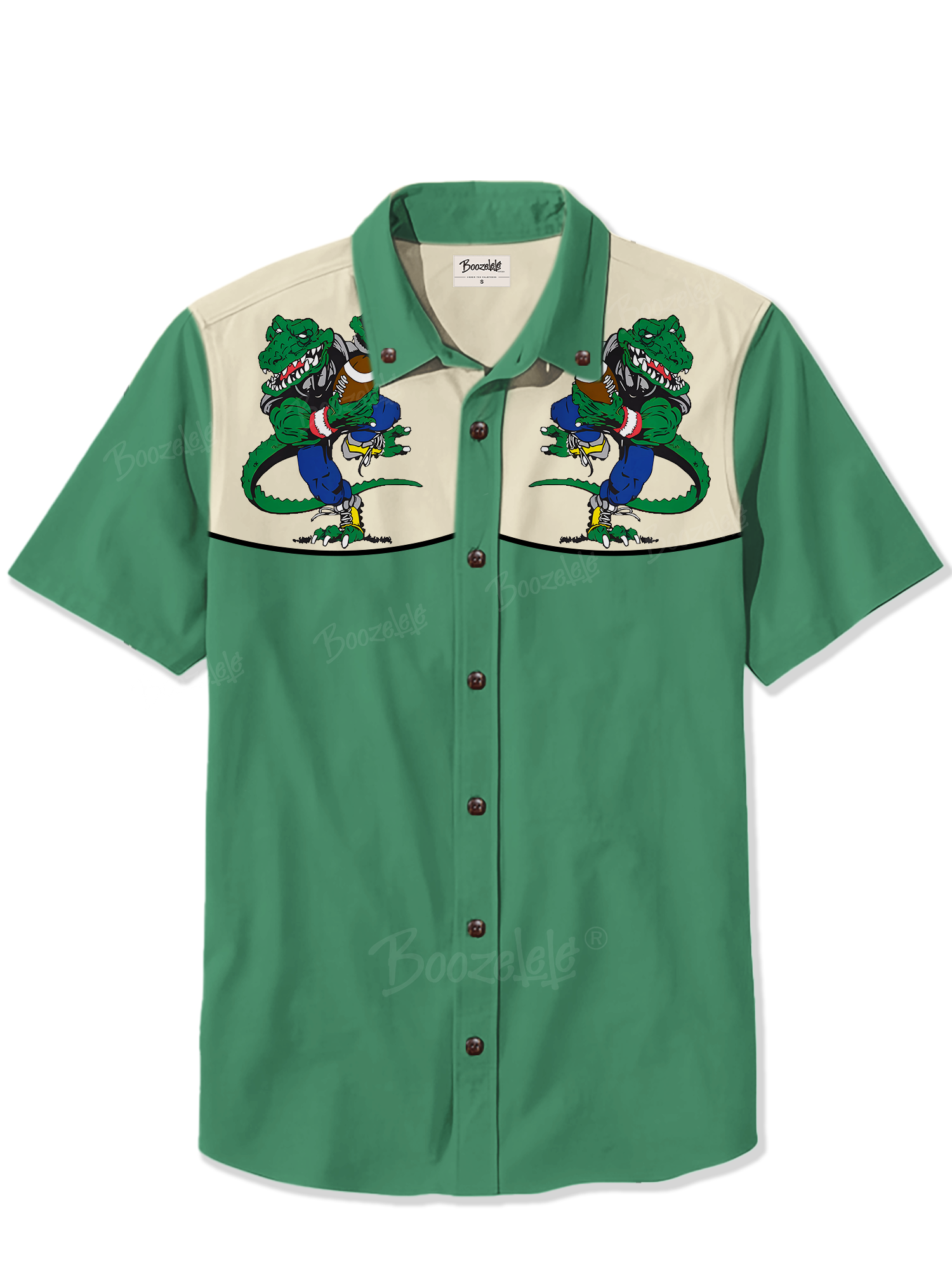 Retro Gator Football- 100% Cotton Shirt
