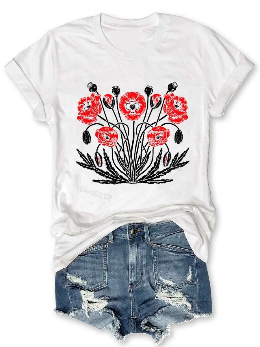 Eagerlys Poppy T-shirt Eagerlys