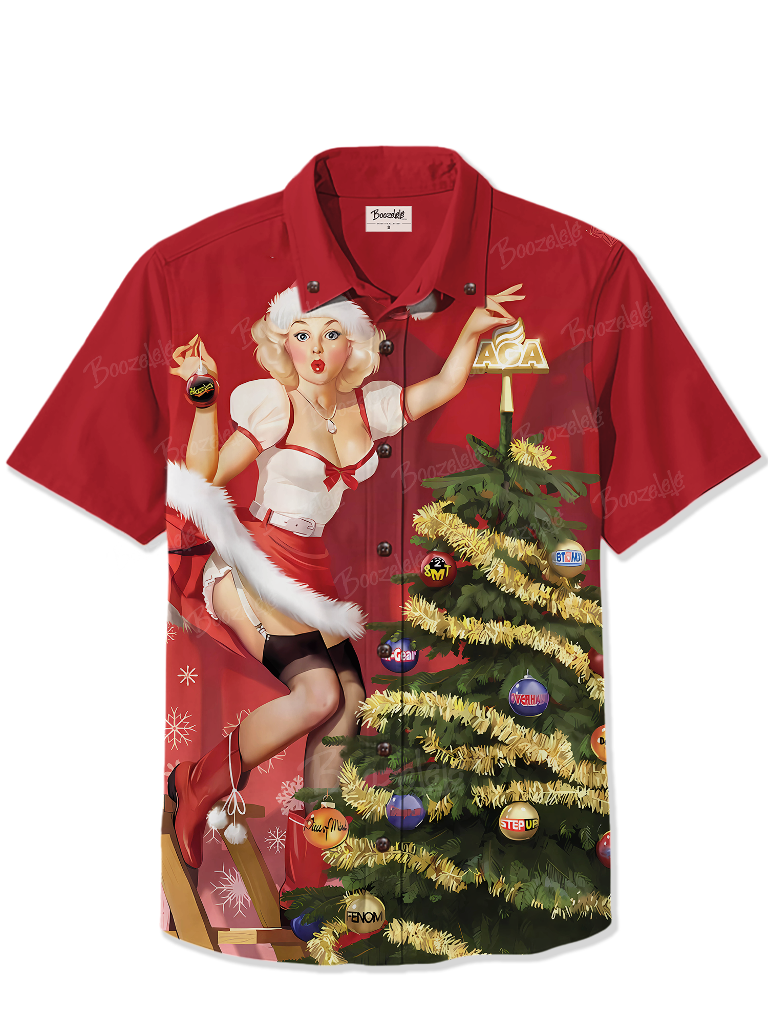 Sexy Girl Christmas Tree - 100% Cotton Shirt