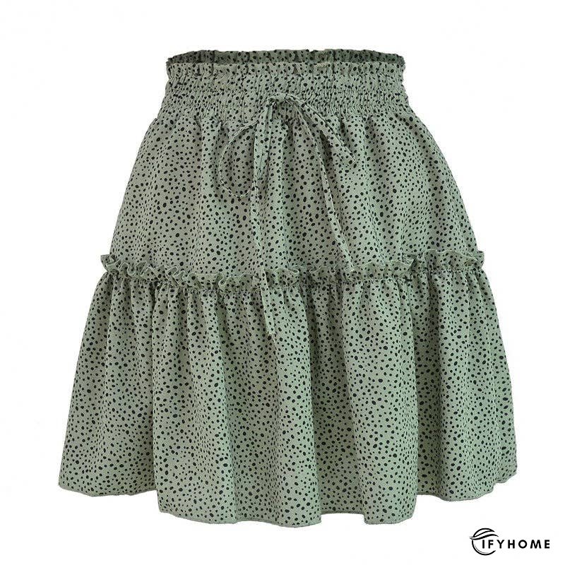 High Waist Ruffle Floral Mini Skirt | IFYHOME