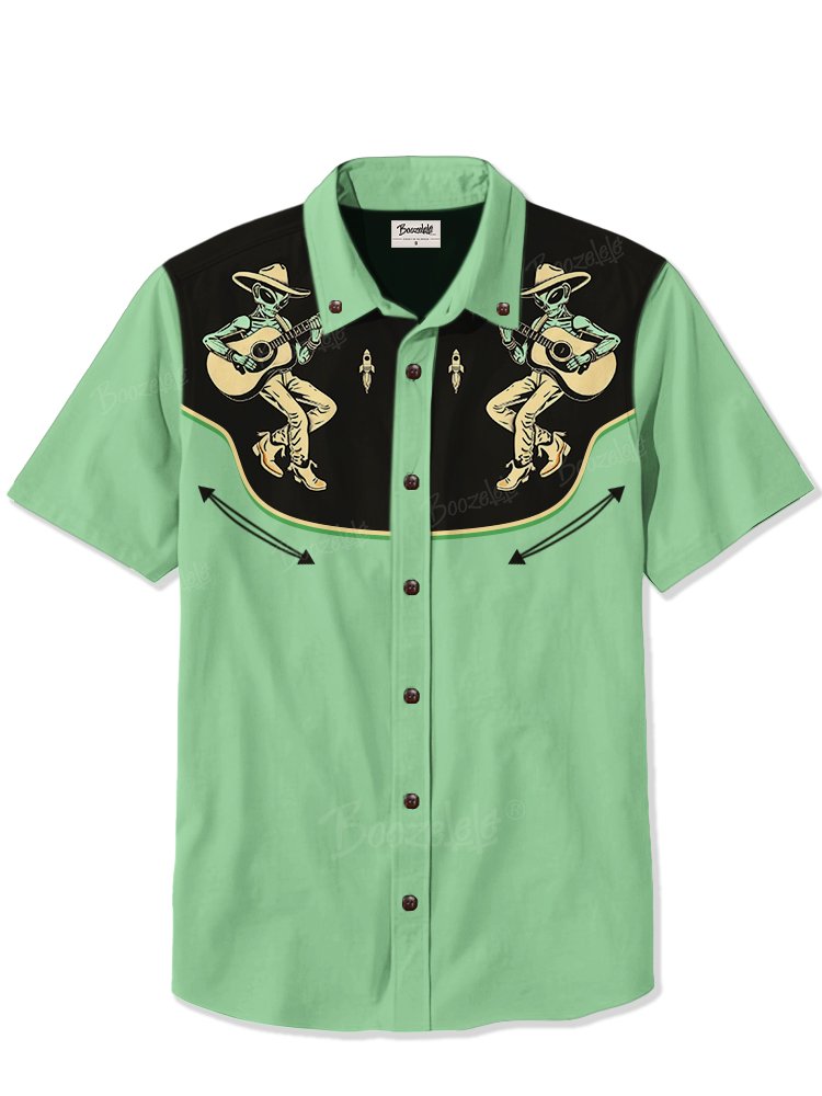Alien Cowboy! - 100% Cotton Shirt