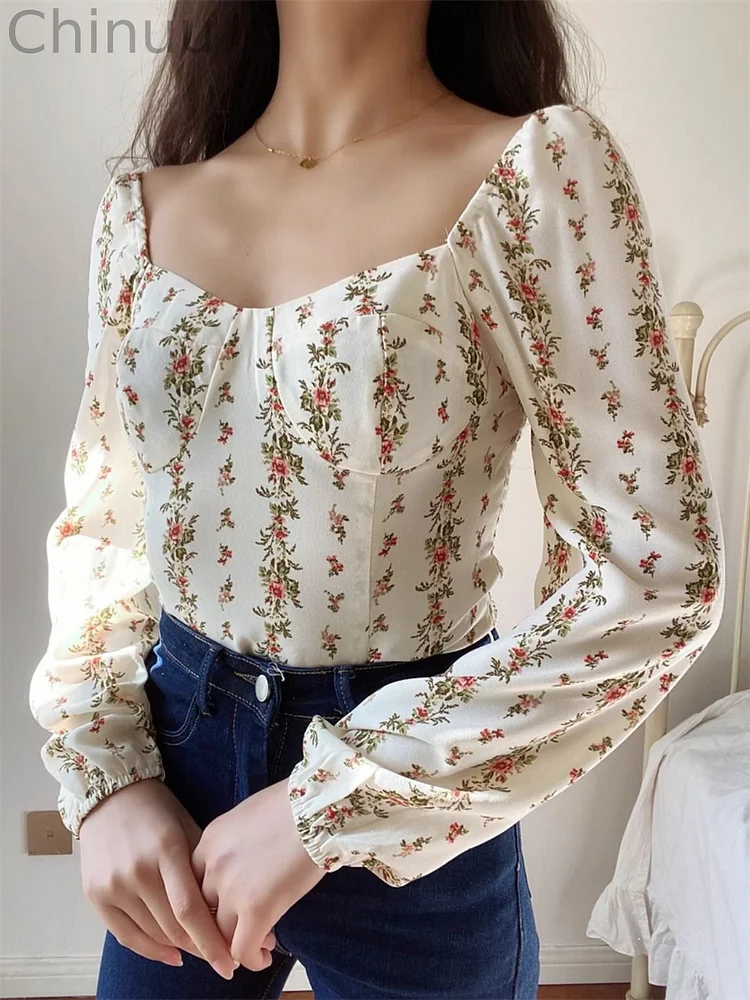 Square Neck Puff Sleeve Top