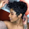 Short Bob Wig For Black Women Pixie Cut Hair Wig