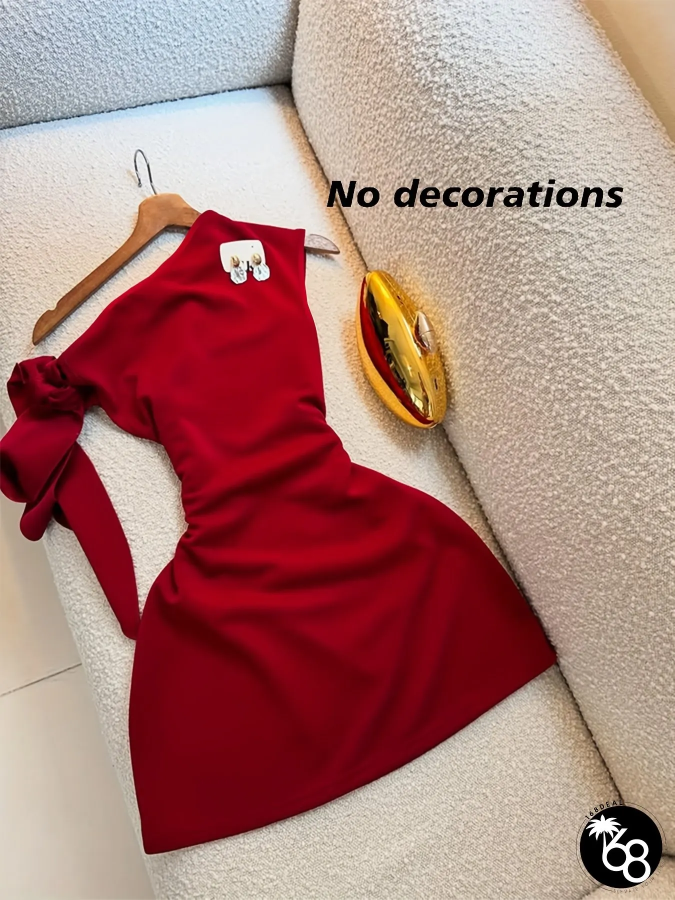 Womens Y2K Asymmetric One-shoulder Dress Formal Casual Party Outfit Slim Fit Cropped | 168DEAL