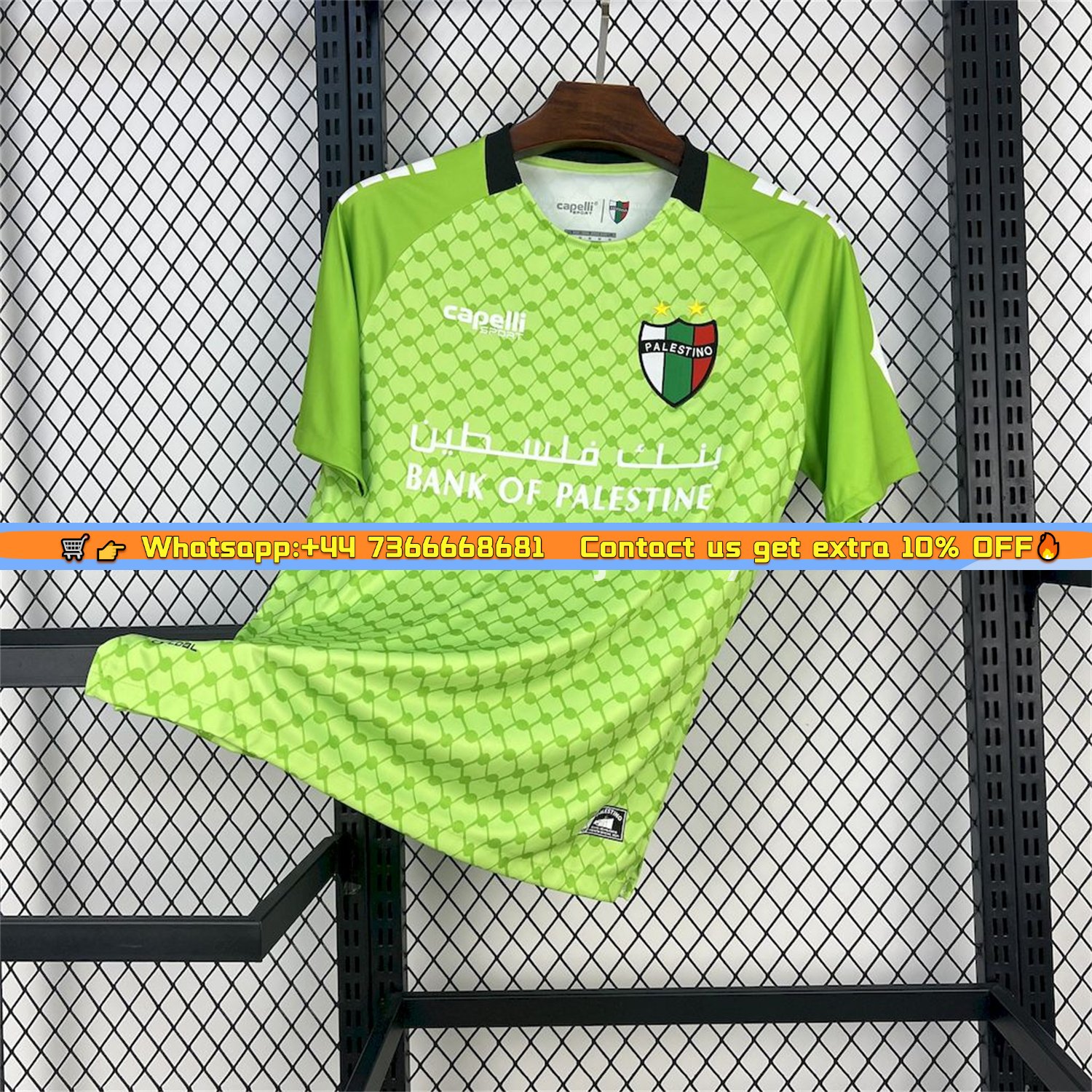 Club Deportivo Palestino 25-26 Green Goalkeeper Jersey - Fans Version