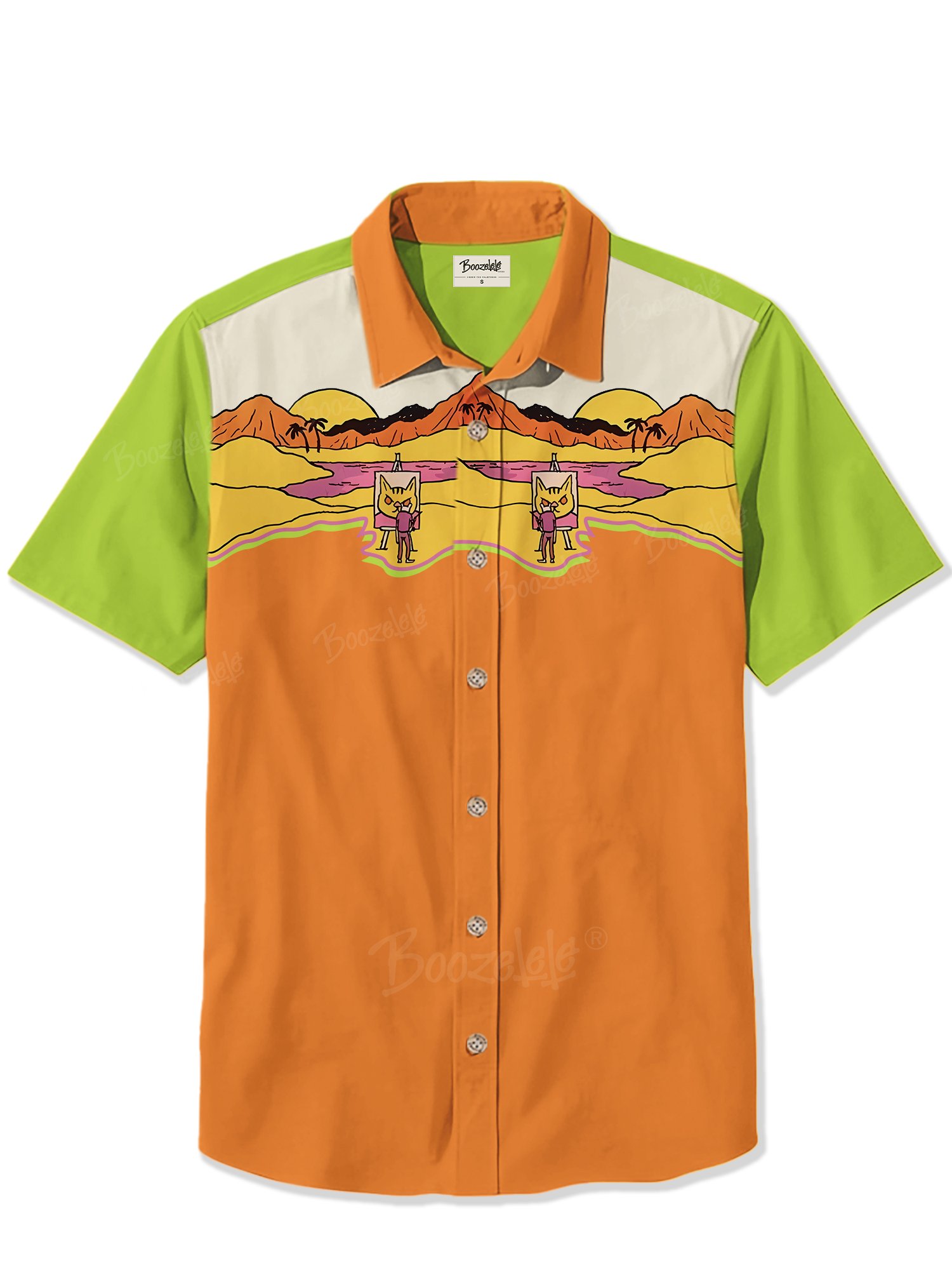 Sunset Painter - 100% Cotton Shirt