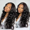 Brazilian Black Water Wave Long Wig