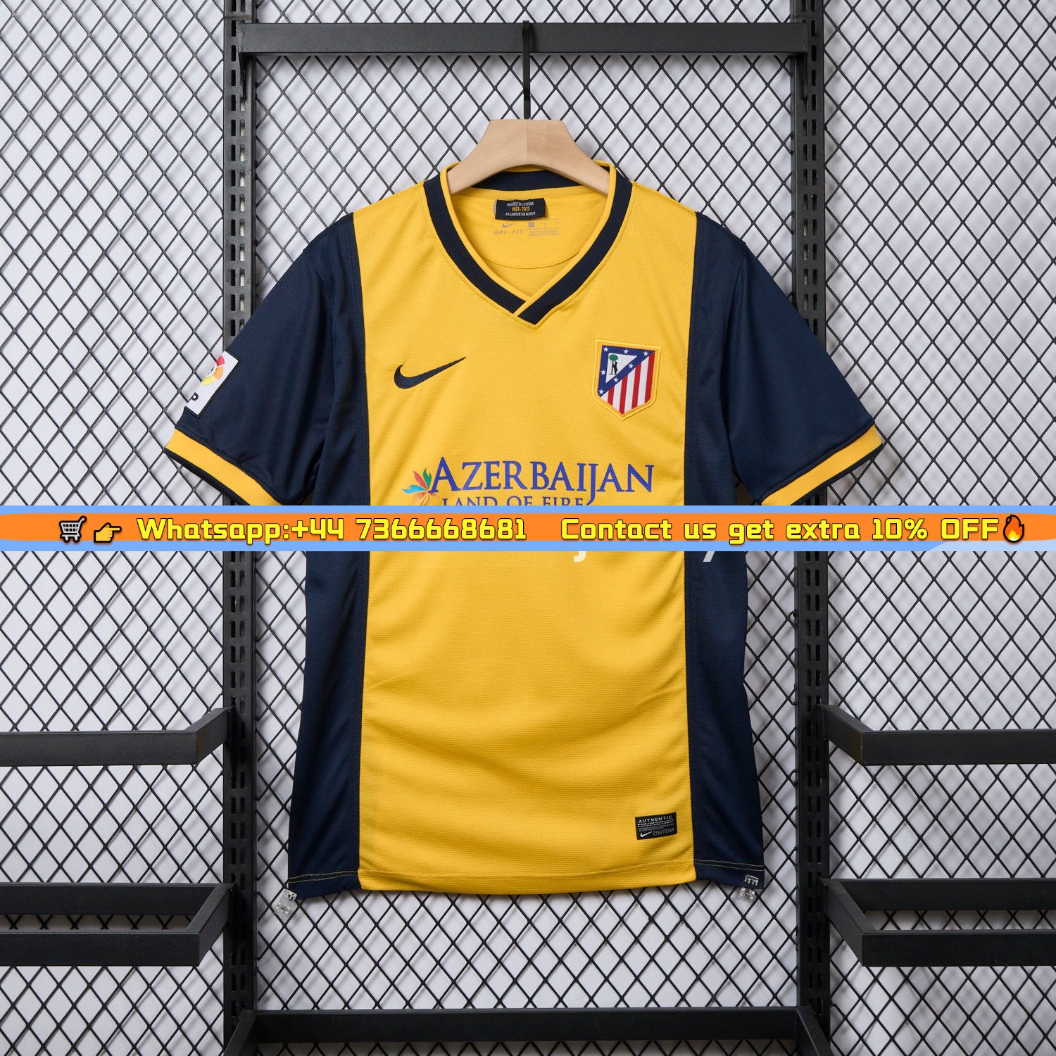 Retro Atletico Madrid 2013-14 Away Jersey