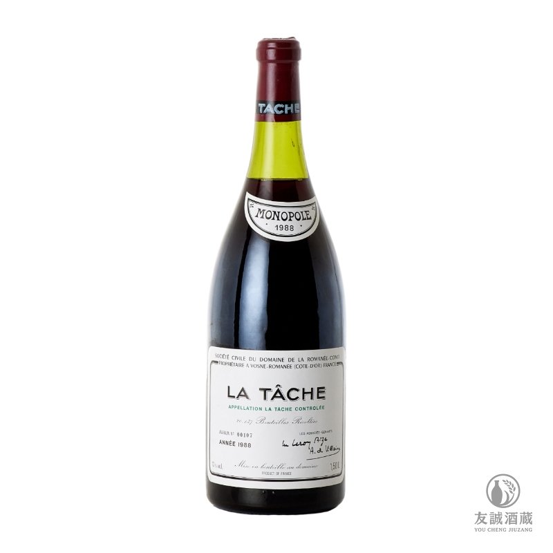 1988年 Roman&eacute;e-Conti La T&acirc;che 拉塔希特級園紅酒 友誠酒藏