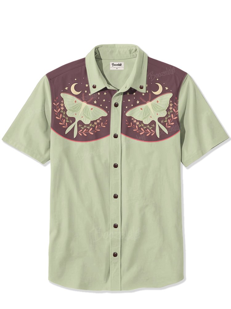 Butterfly and moon - 100% Cotton Shirt
