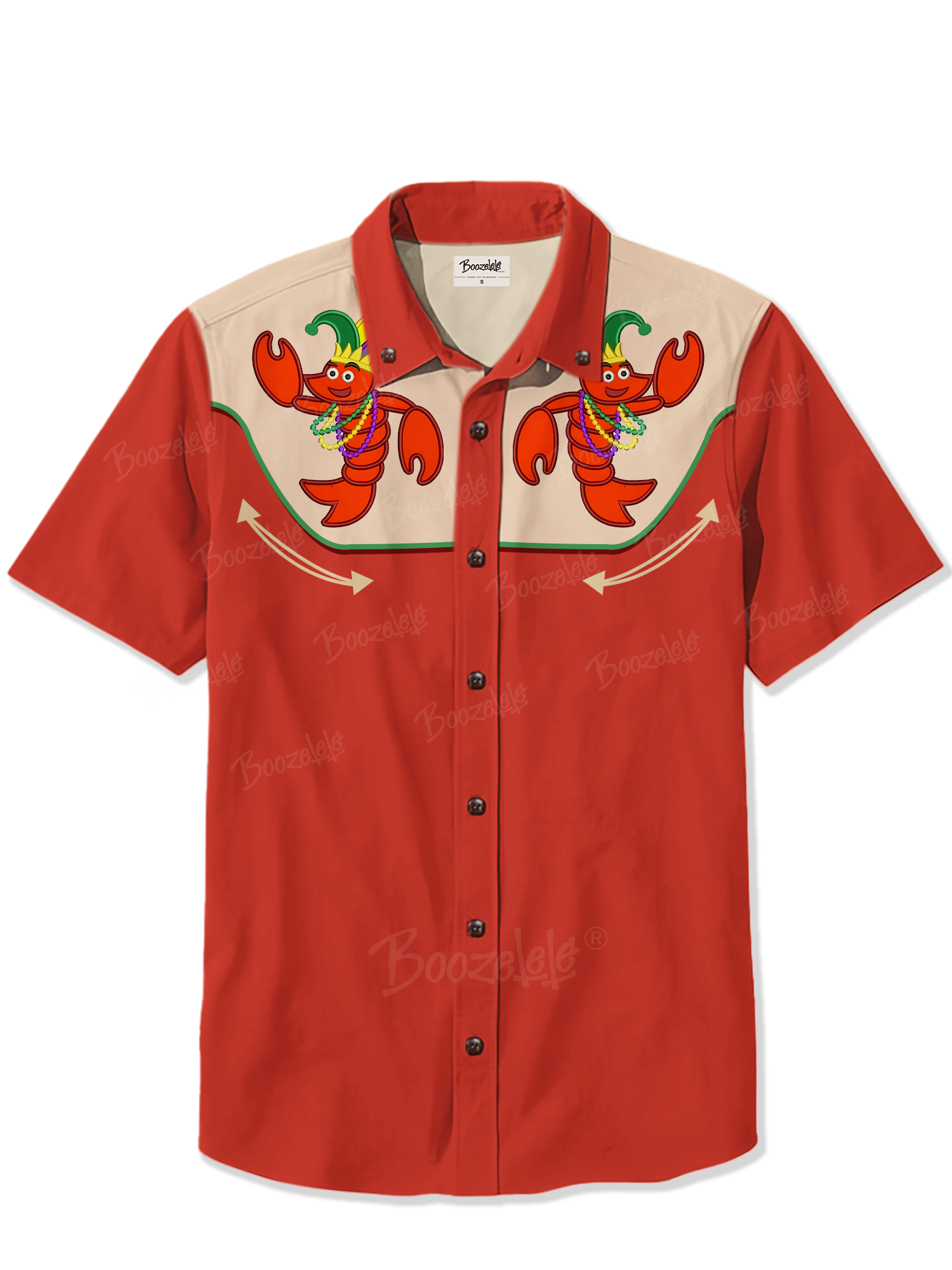 Mardi Gras Lobster- 100% Cotton Shirt