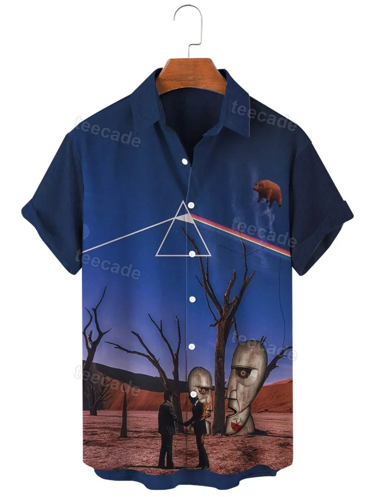 Teecade Teecade Pink Floyd Band Art Print Shirt