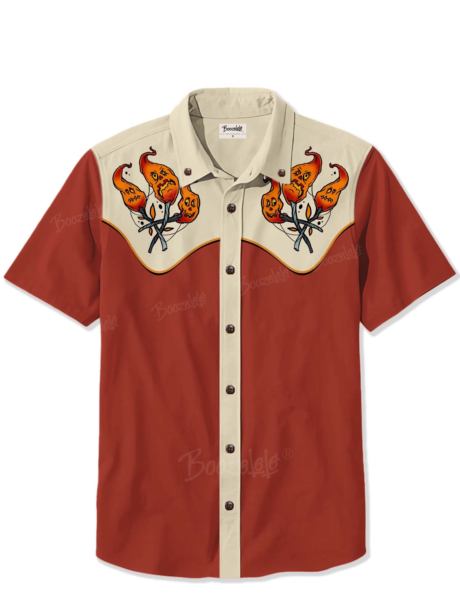 【Engineer Ferris X Boozelele】Halloween Fire - 100% Cotton Shirt