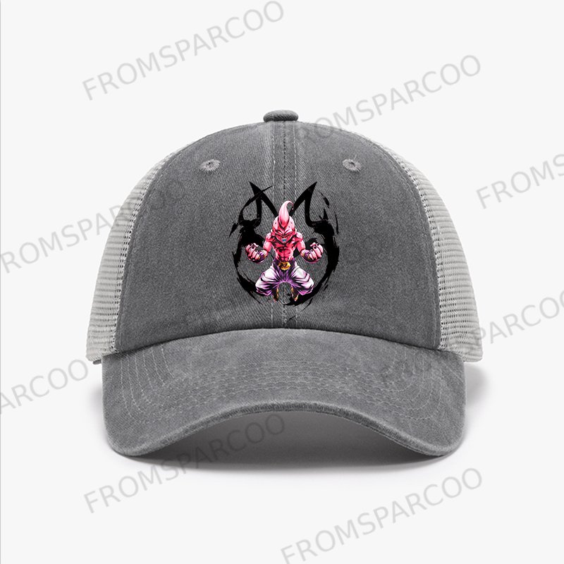 Unisex Dragon Ball BUU Printed Mesh Baseball Cap