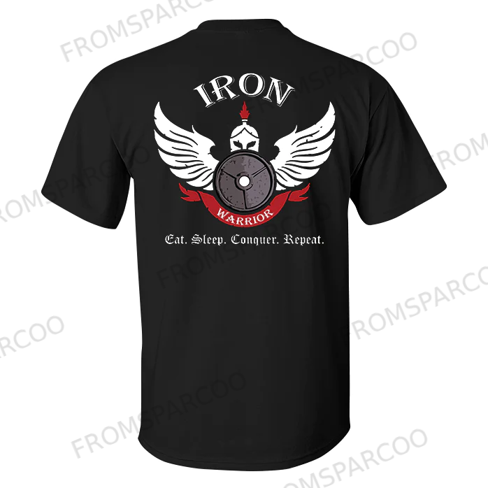 Iron Warrior Printed Men's T-shirt