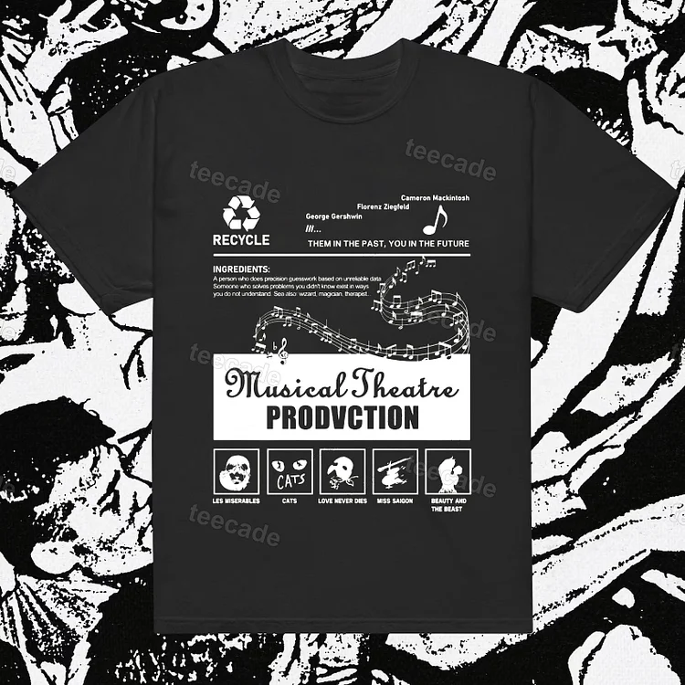 Teecade Teecade Musical Theatre T-shirt