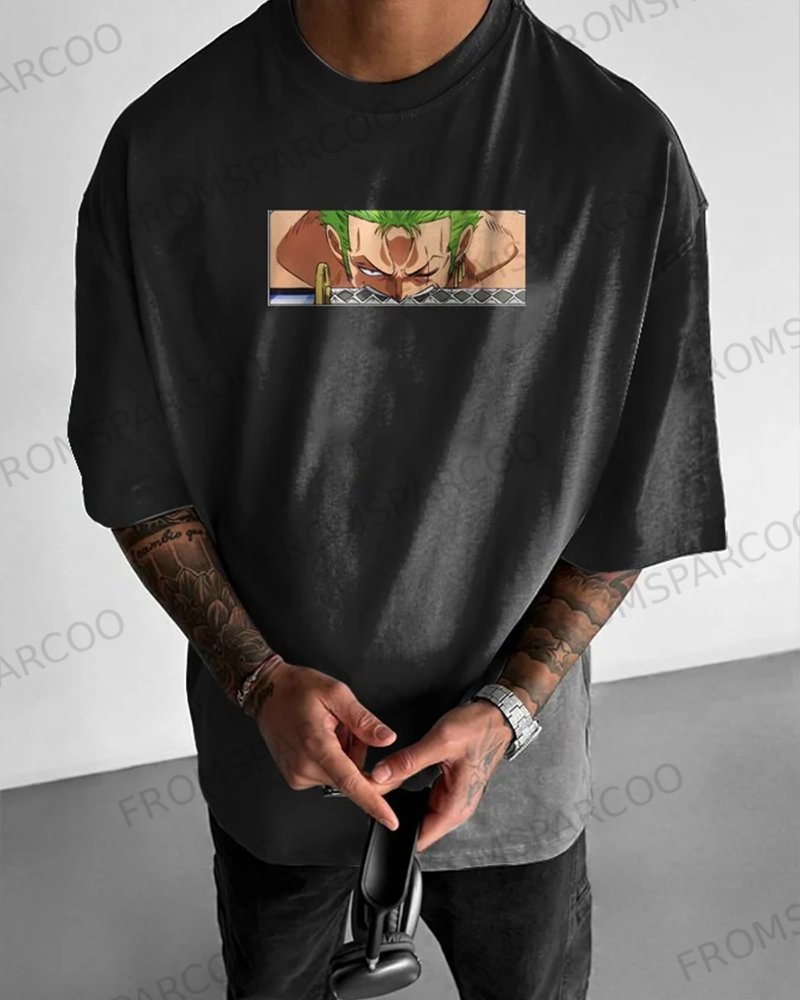 Unisex Anime Print T-Shirt