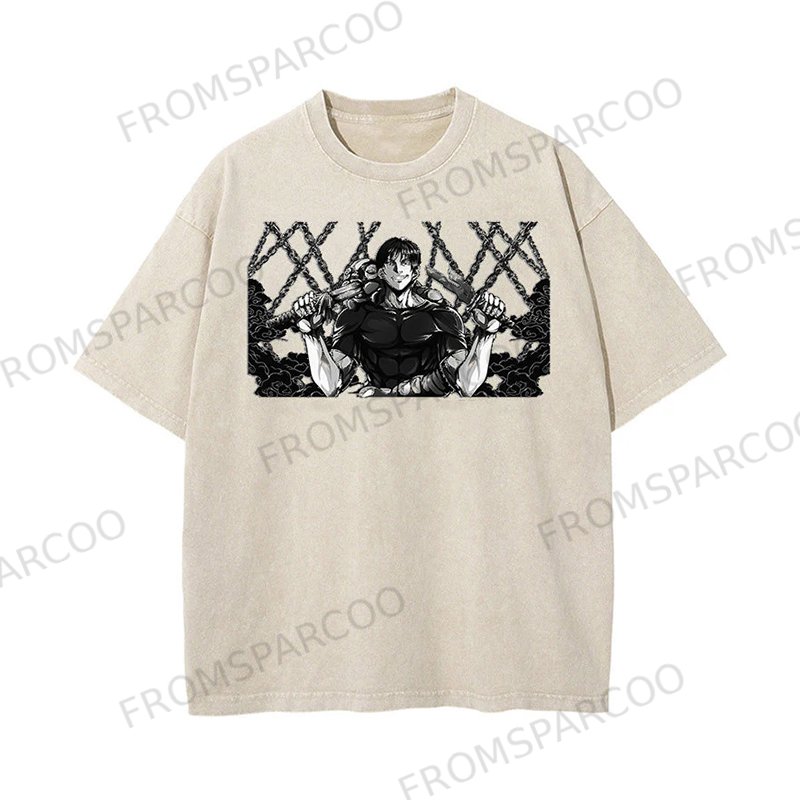 Unisex Casual Anime TENITOL Printed T-Shirt