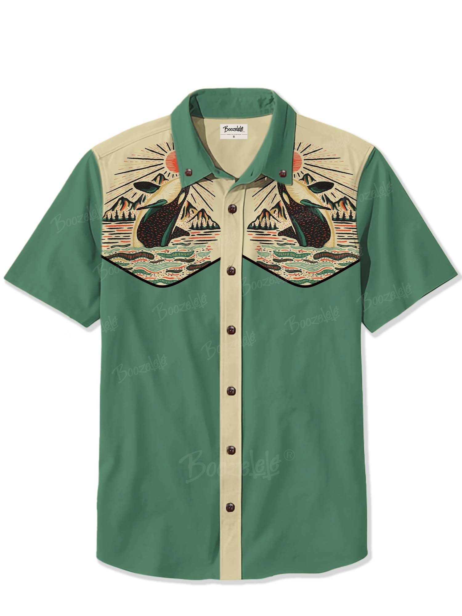 Killer Whale At Sunset - 100% Cotton Shirt