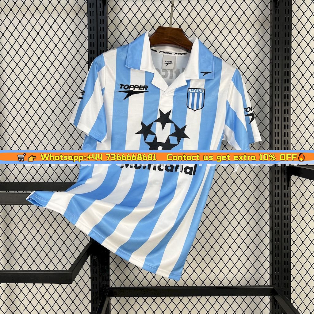 Retro Racing Club de Avellaneda 1997-98 Home Jersey