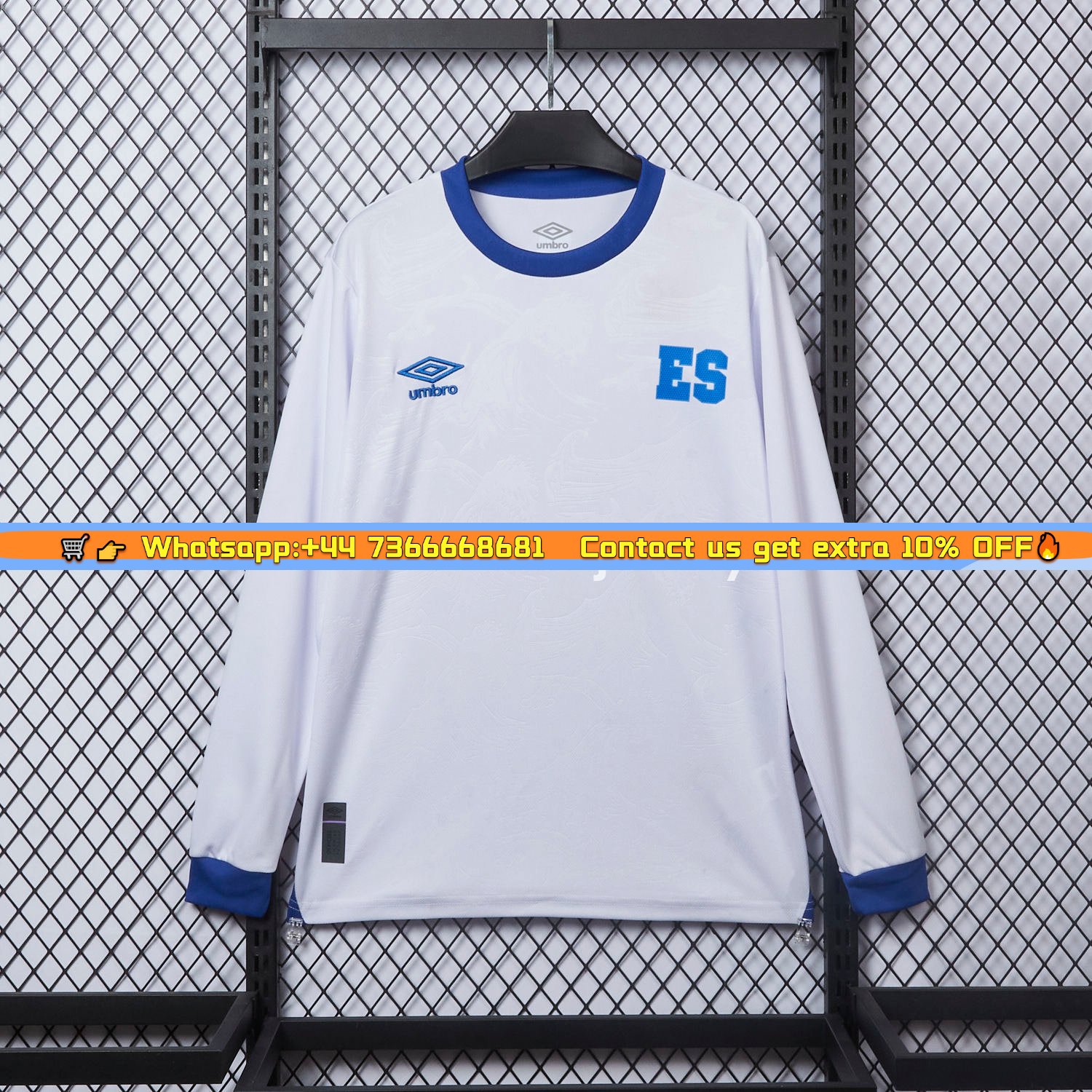 El Salvador 2025-26 Away Long Sleeve Jersey - Fans Version