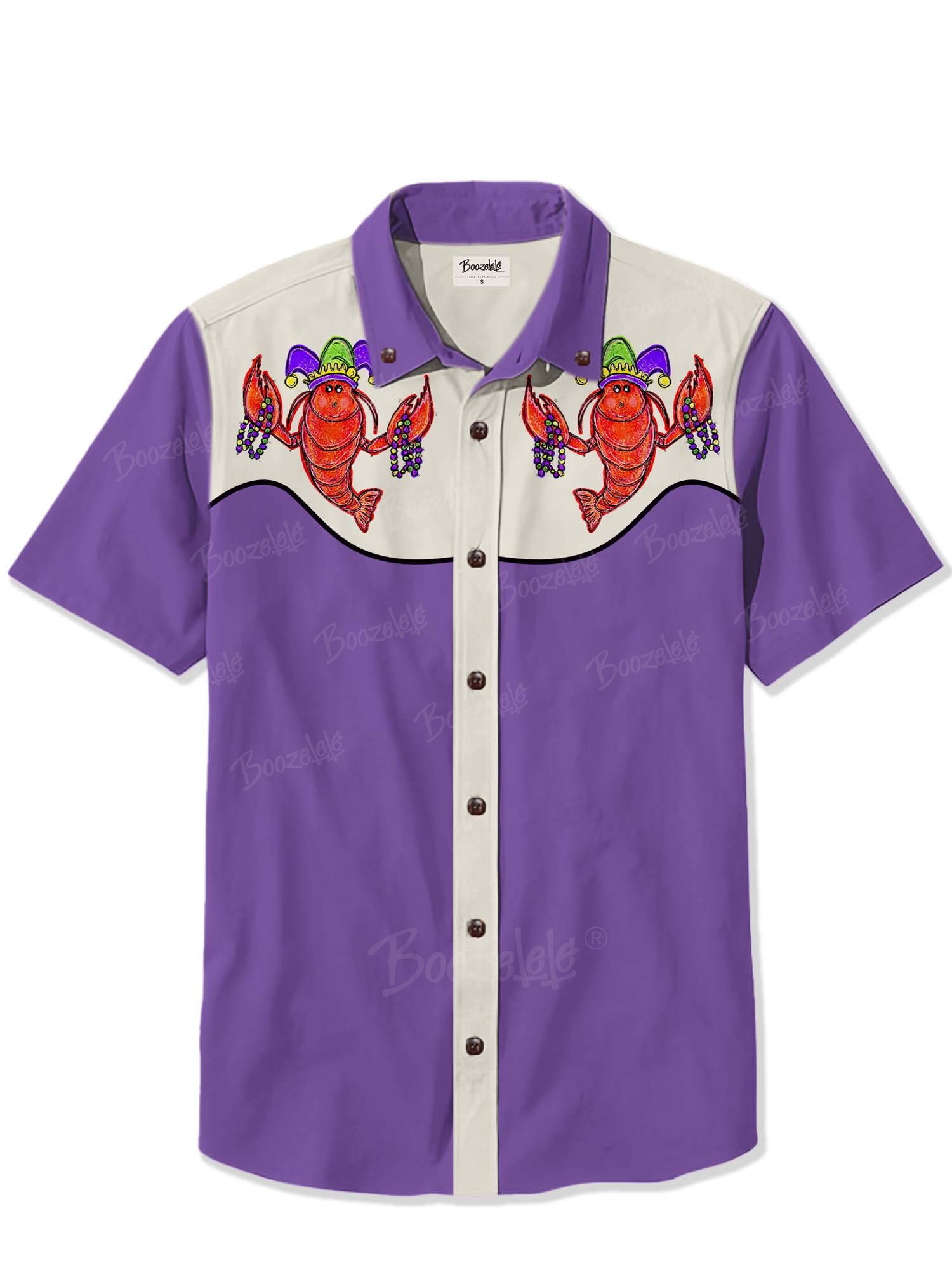 Mardi Gras Lobster - 100% Cotton Shirt
