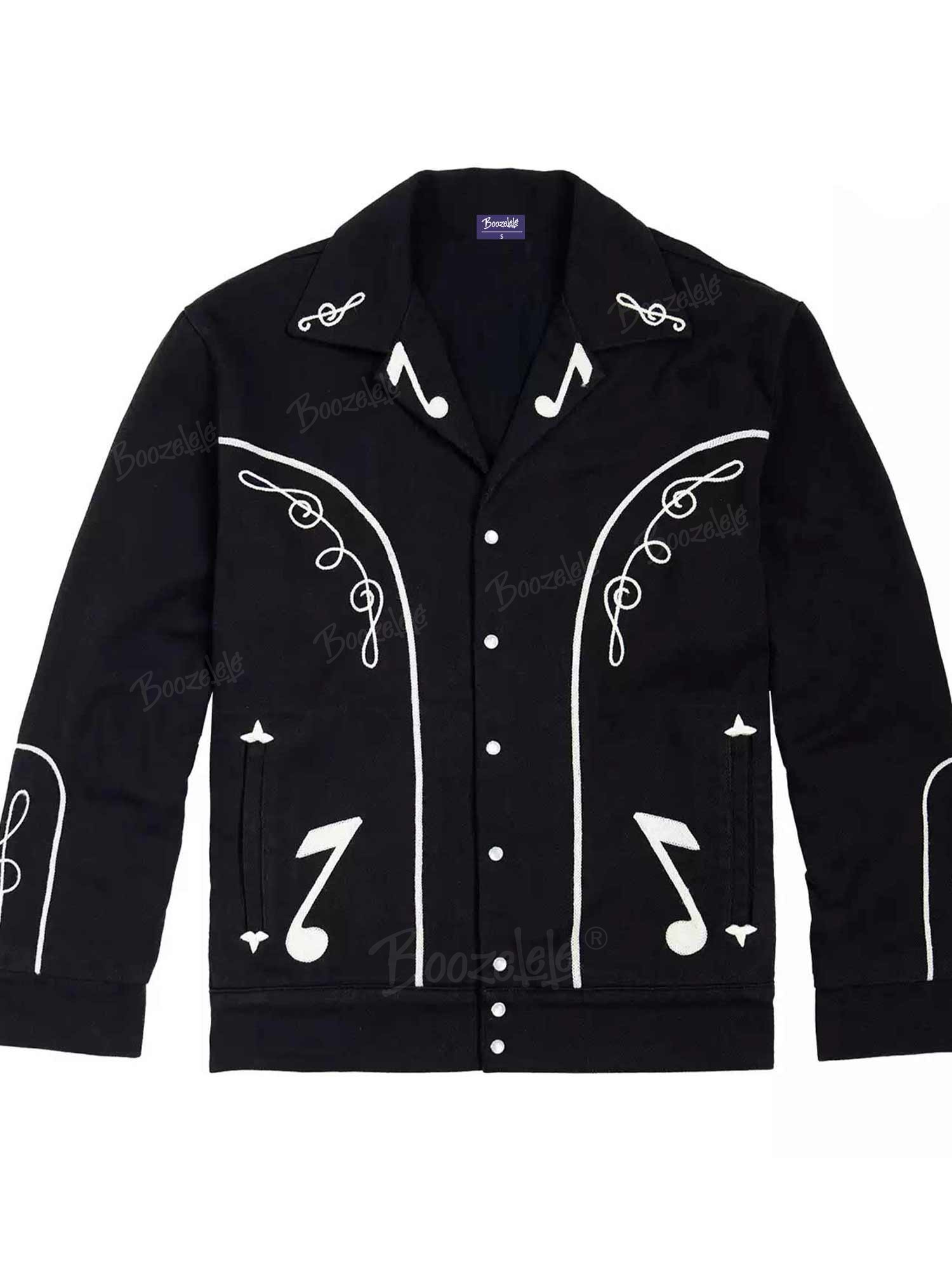 【Embroidery】Vintage 1950s Musician Heavy-Duty Denim Jacket