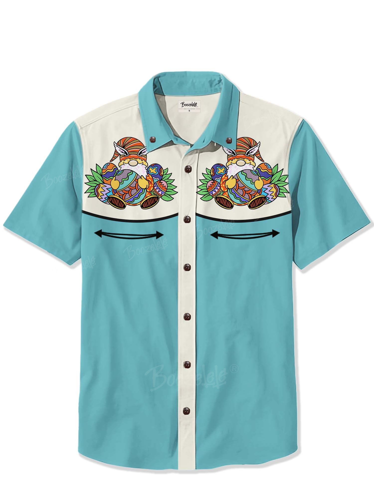 【Nyawart Design X Boozelele】Easter Elves And Eggs - 100% Cotton Shirt