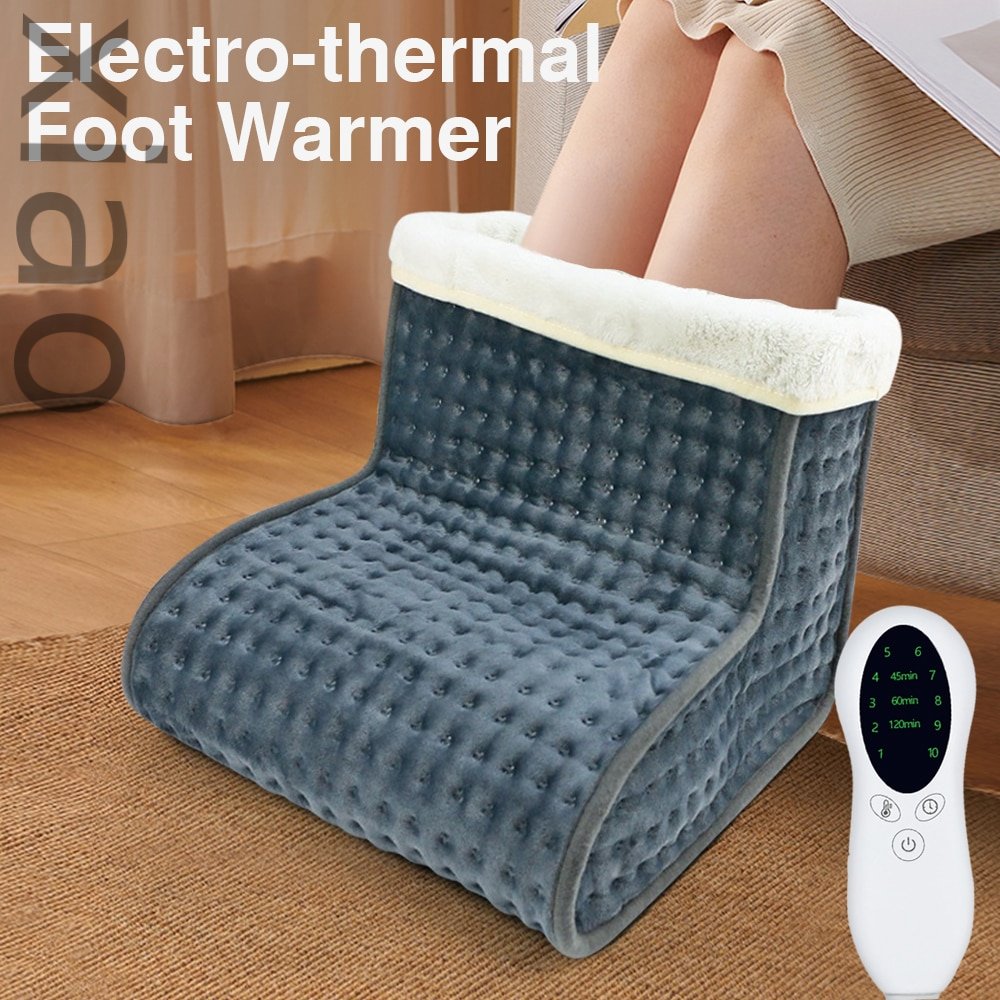 Electric Foot Warmer Heater USB Charging Power Saving Warm Foot Cover Feet Heating Pads for Home Bedroom Sleeping Foot Blanket