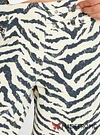 Paltrow Mid Rise Wide Leg Cargo Jeans Zebra