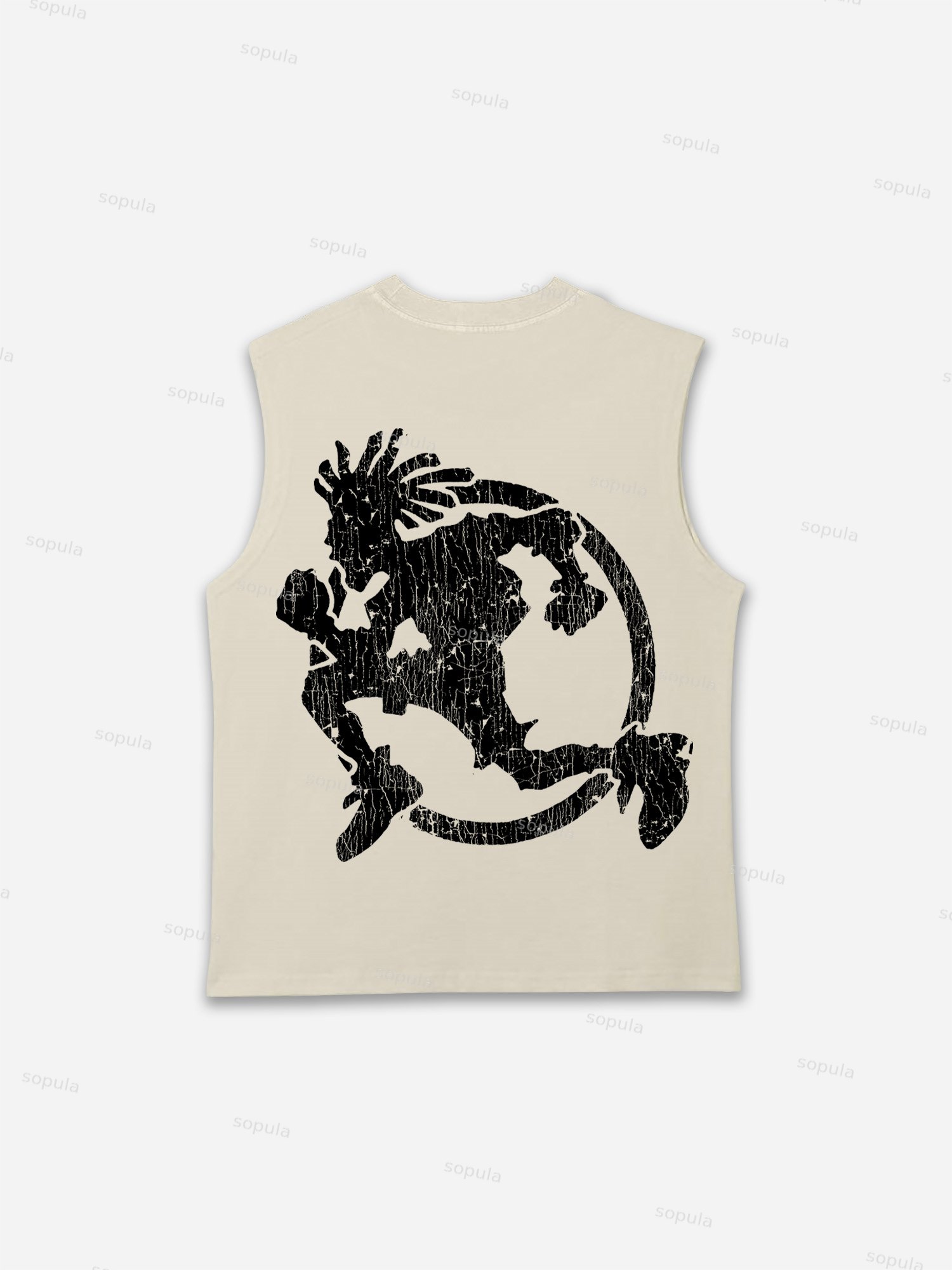 Get Rich Fun Run Print Tank Top