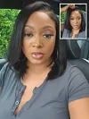 Yaki Straight Put On & Go Glueless Bob Wig Beginner Friendly