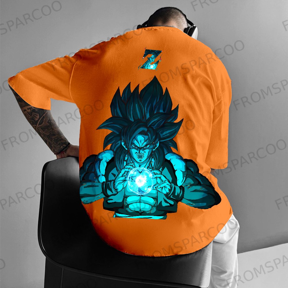 Unisex Oversized  Anime Print T-Shirt