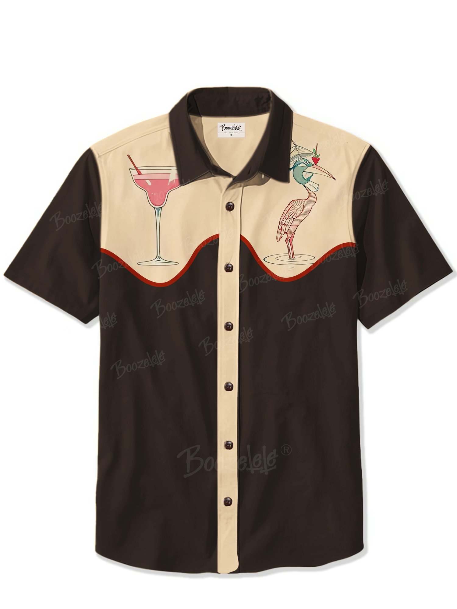 Pelican Gentleman's Cocktail  - 100% Cotton Shirt