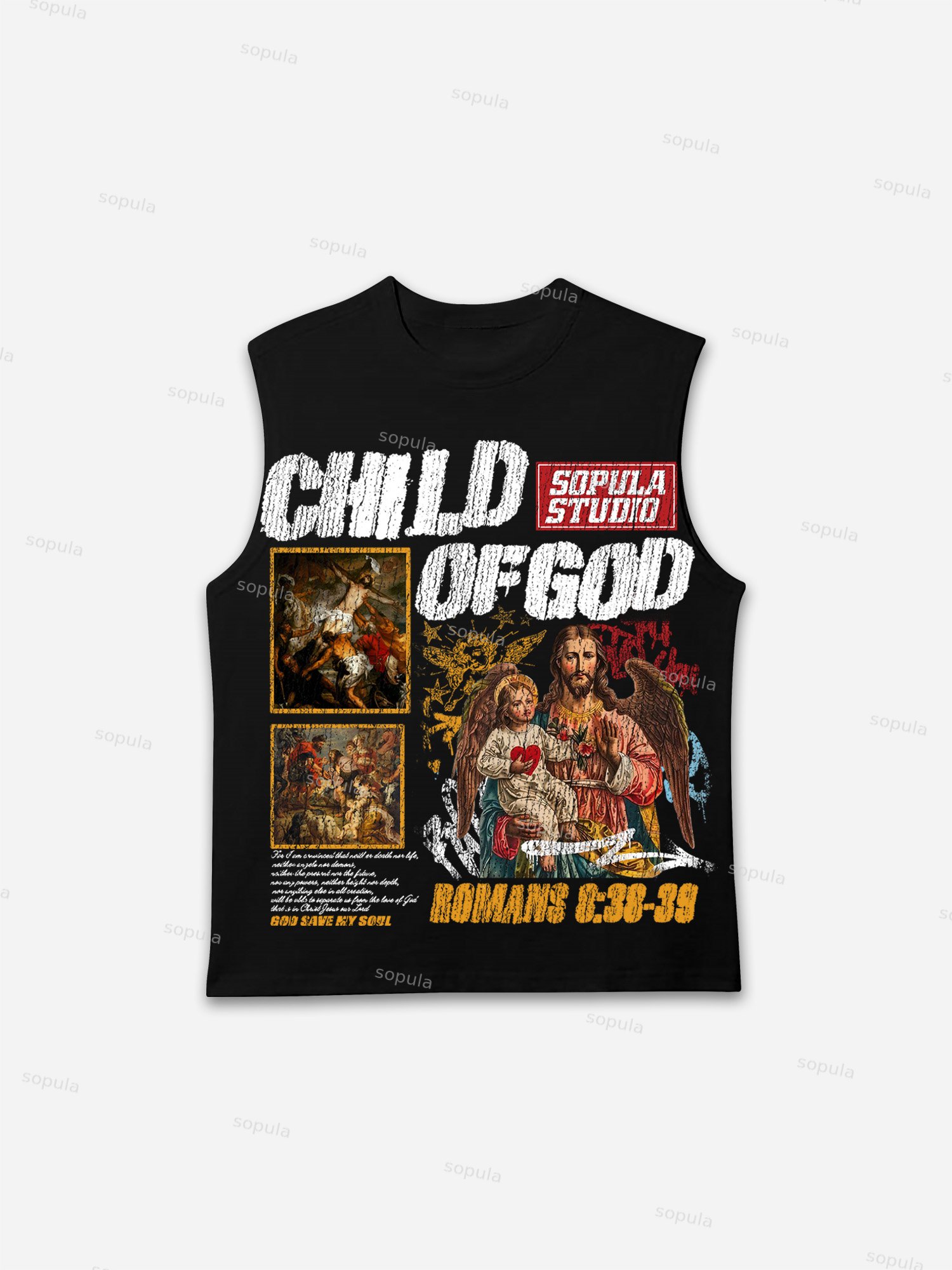 Child Of God Print Tank Top