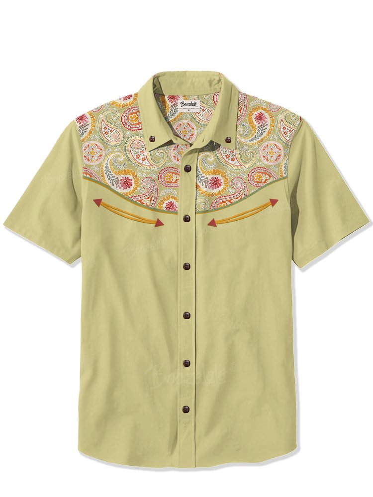 Paisley Cowboy - 100% Cotton Shirt