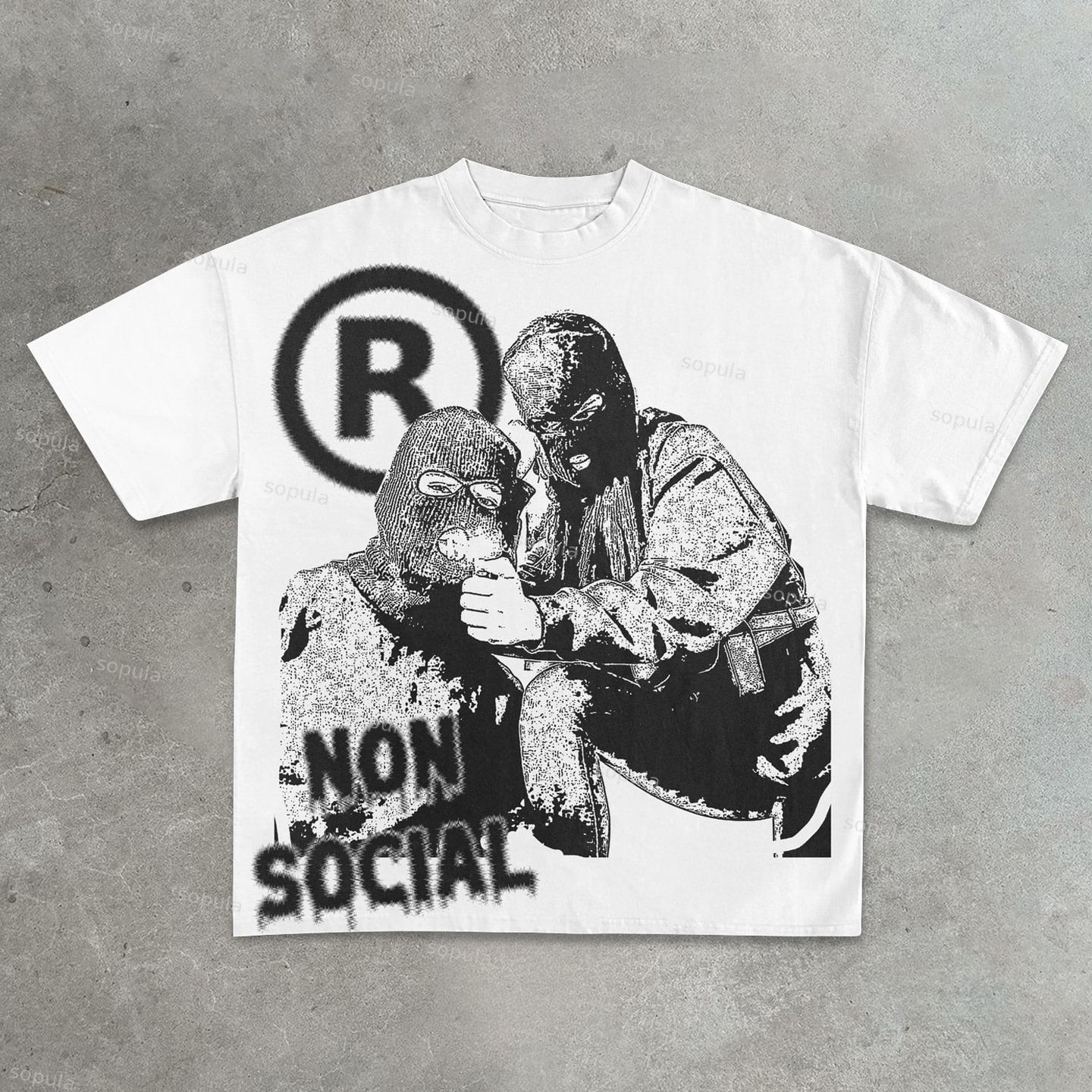 Sopula Thug Print Street Cotton T-Shirt