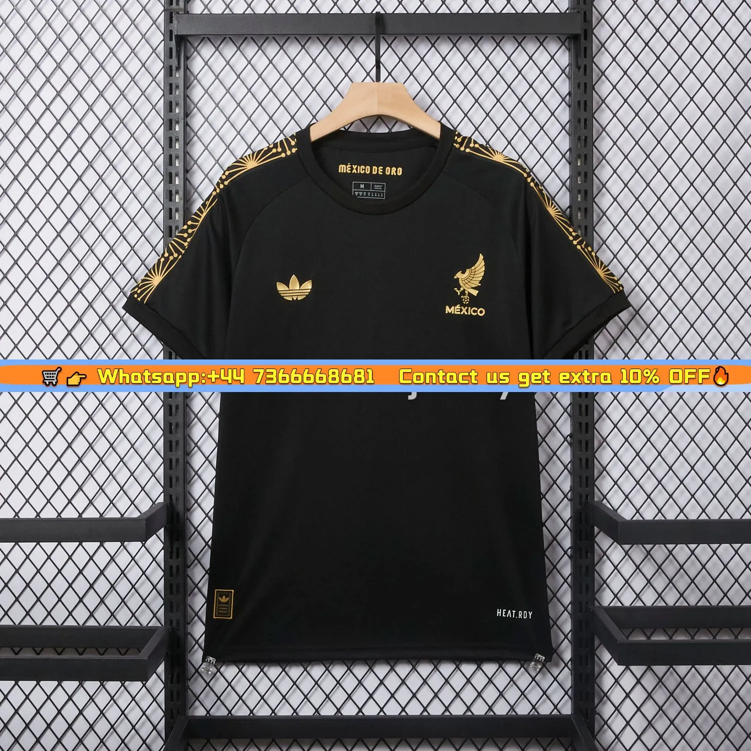 Mexico 2025 Gold Cup Black Training Special Jersey - Fans Version