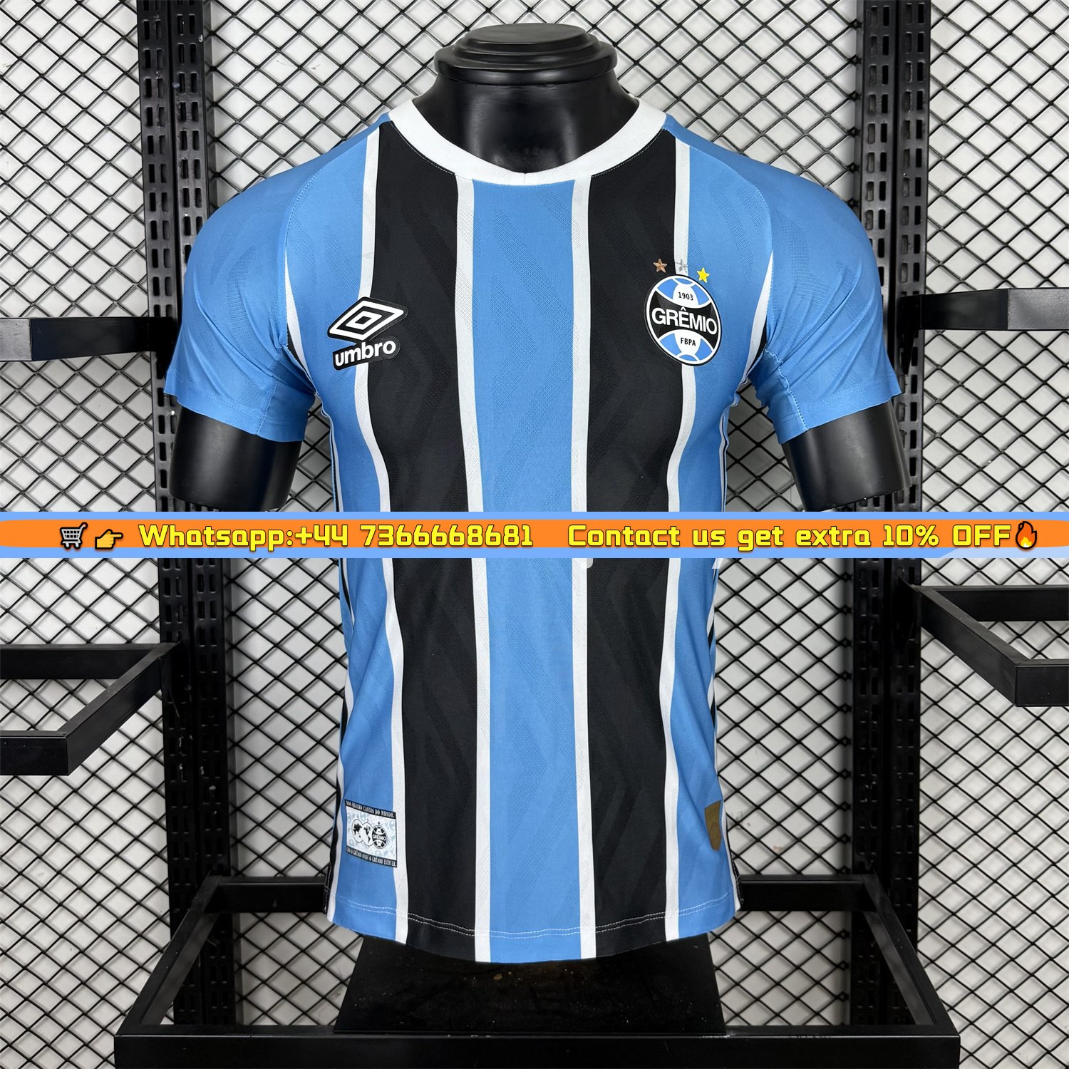 Gremio 25-26 Home Unsponsored Jersey - Player Version