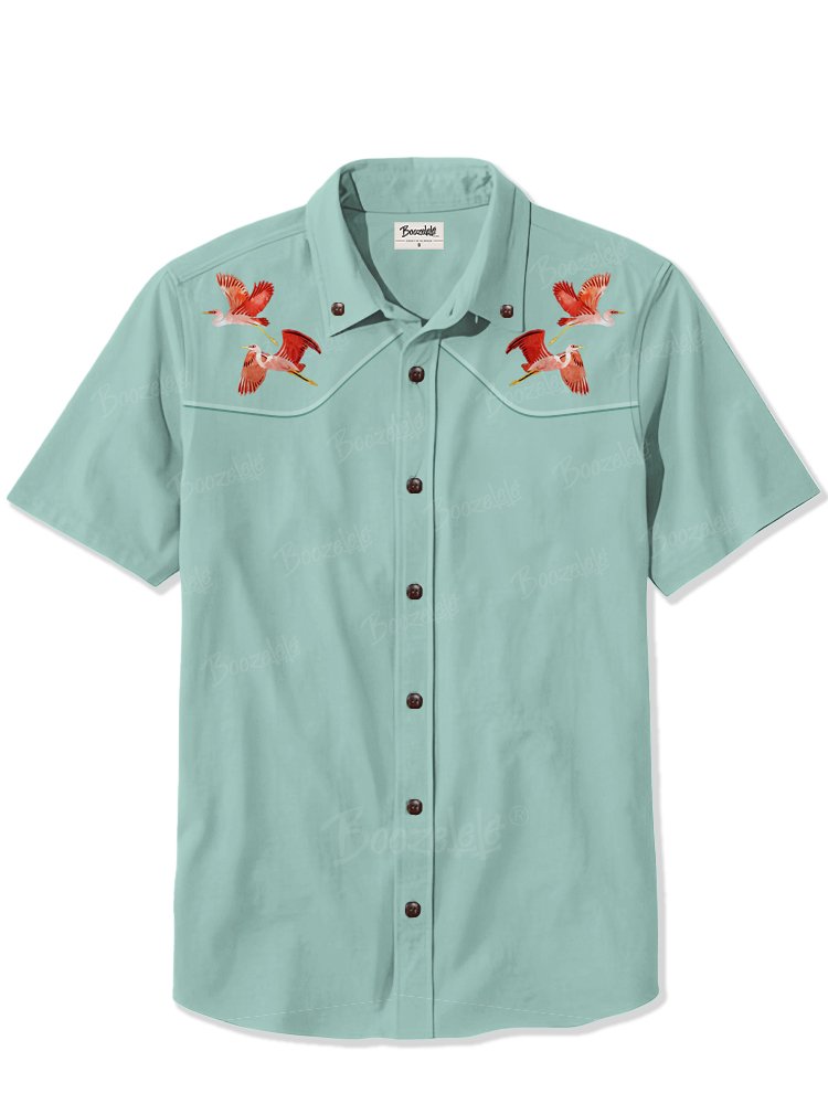 Flying Flamingo - 100% Cotton Shirt