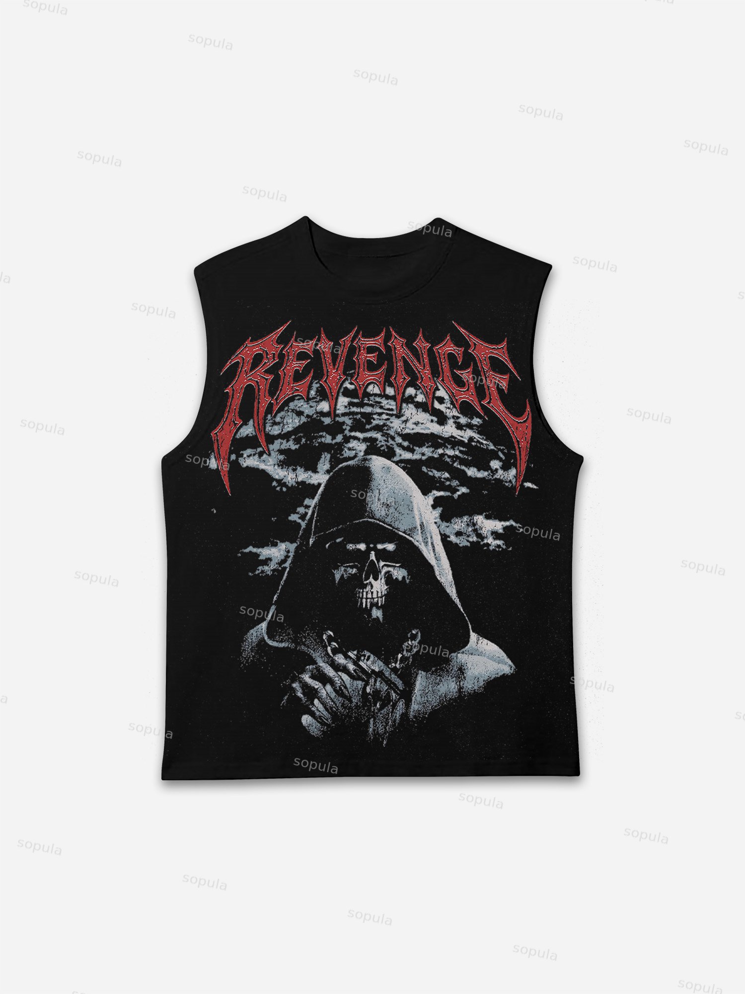 Vintage Revenge Graphic Tank Top
