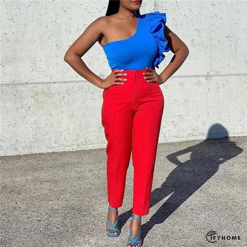 Solid Color Fashion High Waist Casual Pants | IFYHOME