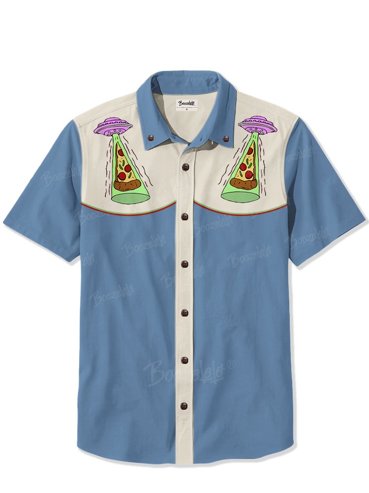Grab and Go Pizza - 100% Cotton Shirt