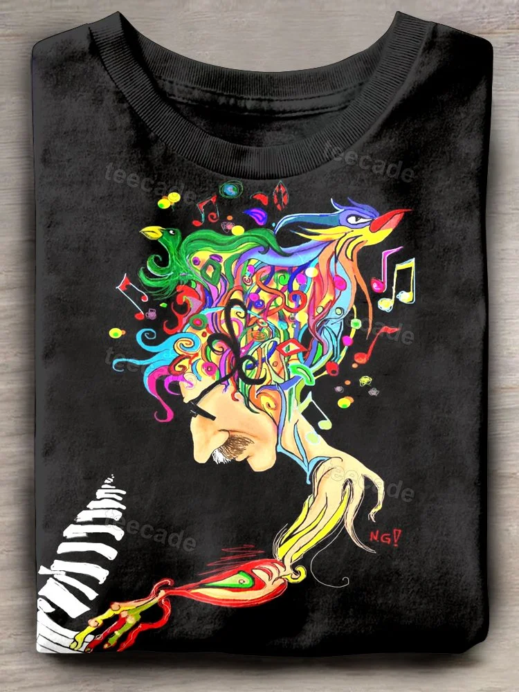 Teecade Charly García Singer T-shirt