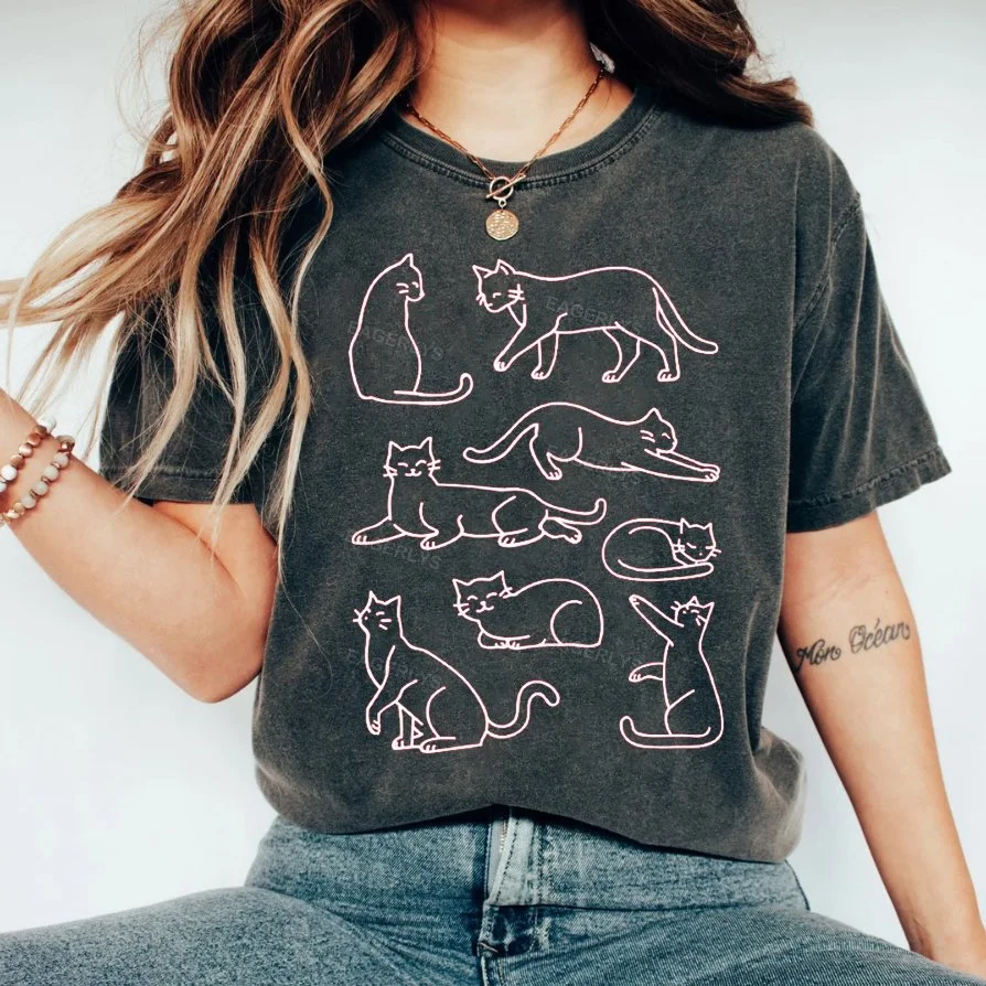 Eagerlys Cat Lover T-shirt Eagerlys