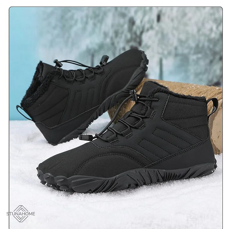 Sale |  Winter Plush Warm Waterproof Anti-Slip Barefoot Shoes Outdoor Hiking Sneakers  Stunahome.com