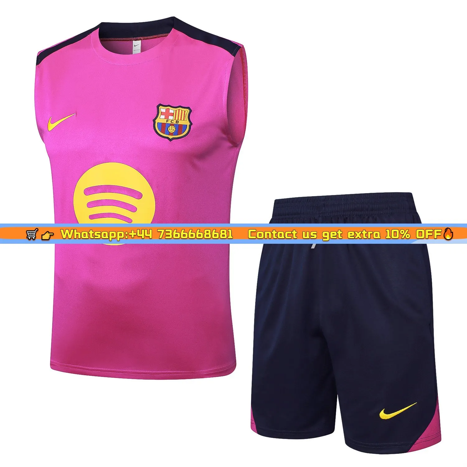 B.A.R.S.A 25-26 Vest Training Set - Purple Pink Vest and Black Shorts