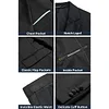 MAGE MALE Men's 2 Piece Suit One Button Slim Fit Formal Wedding Prom Tuxedo Suits Blazer Pants with Bow Tie Set Small Black-peak Lapel-1 amazon James Yang